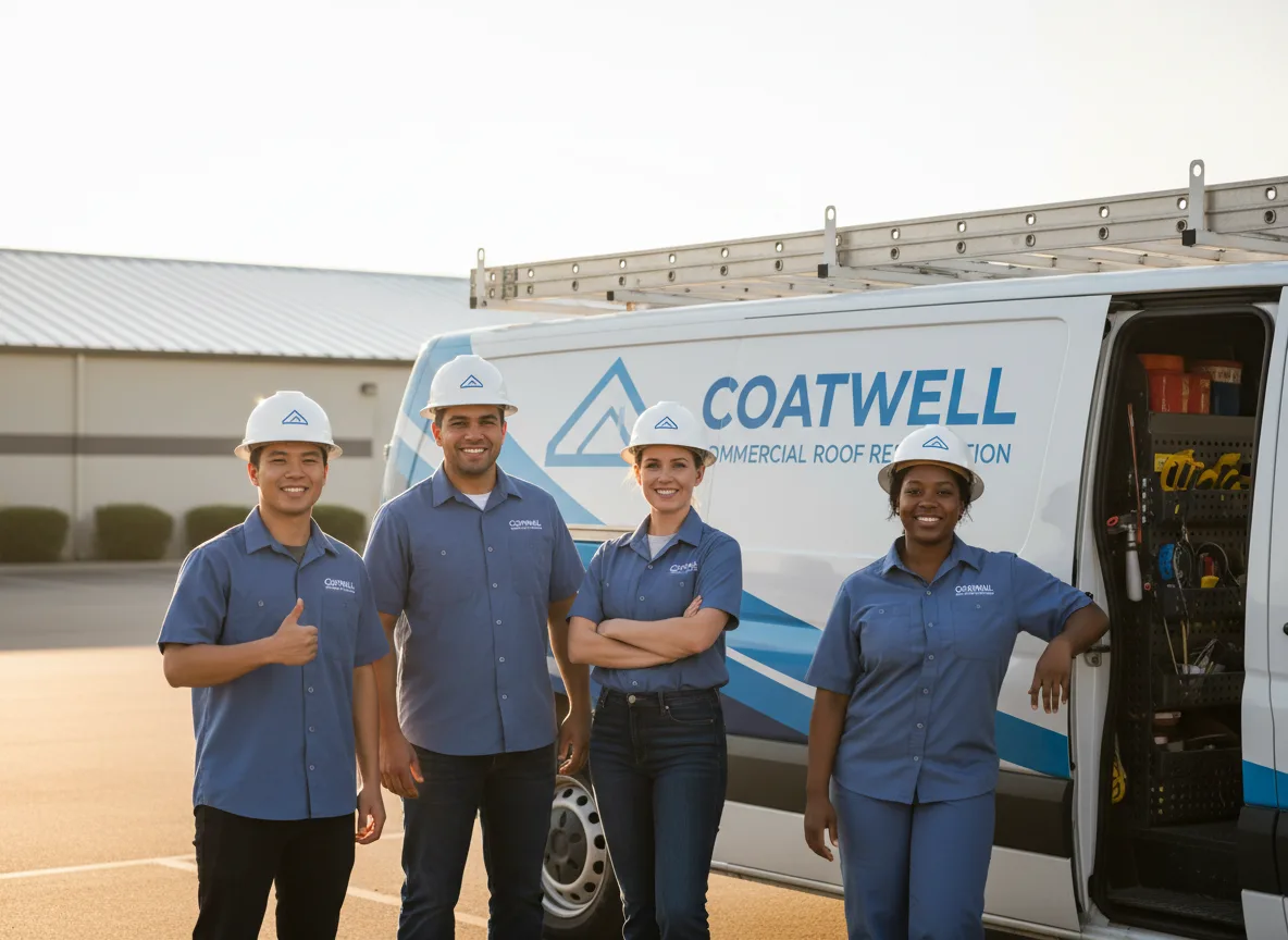 Commercial roof coating company in Shiro, TX